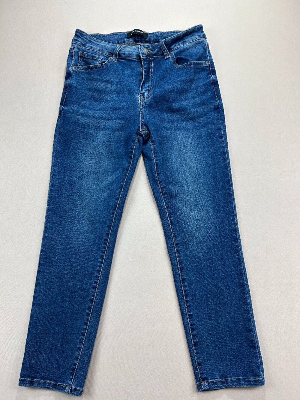 Fire & Rain Jeans Womens Size 9 Blue Denim Mid Rise Ankle Skinny Stretch